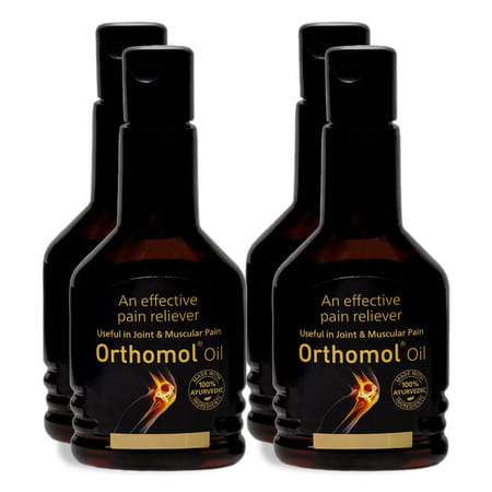 Orthomol Ayurvedic Pain Relief Oil For Joint Pain Muscular Pain - 100 Ml (Pack Of 3)