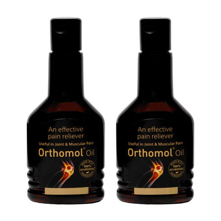 Orthomol Ayurvedic Pain Relief Oil For Joint Pain Muscular Pain- 100 Ml (Pack Of 2)