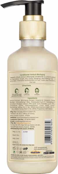 Vagad's Khadi Amla & Bhringraj Conditioner 200Ml | For Hair Fall | Parabens Free | Silicon Free