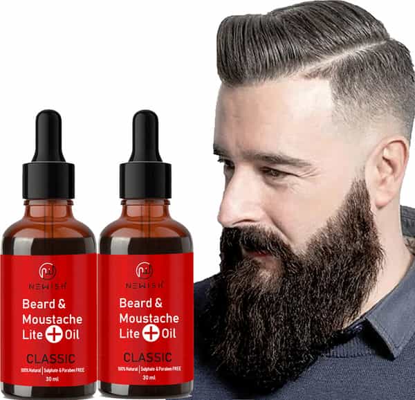 Newish Beard Oil Men For Original Growth 30Ml (Pack Of 2)