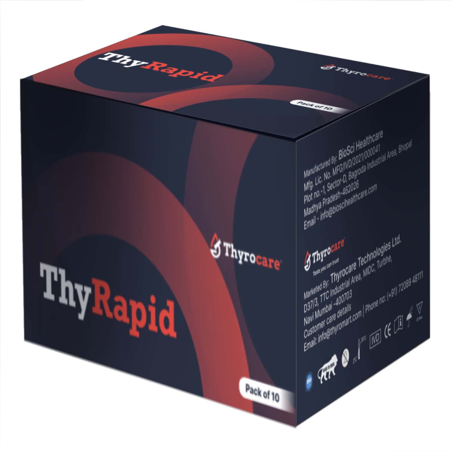 Thyrapid Dengue Ns1 Antigen 10 Rapid Test Kits
