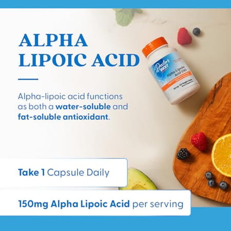 Doctor's Best Alpha-Lipoic Acid Capsules | 120 Count