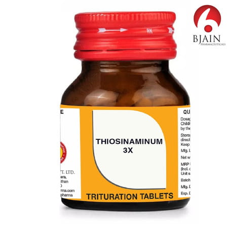 Bjain Thiosinaminum Trituration Tablet 3X | 25Gm