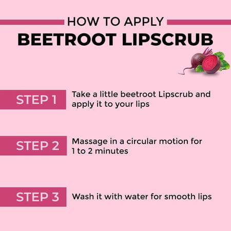 Rivona Naturals Beetroot Lip Scrub - 15 G