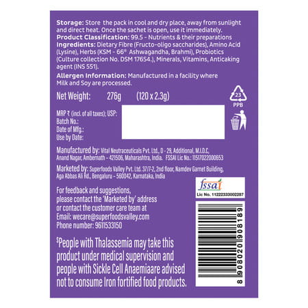 Good Monk Family Nutrition Mix | To Improve Energy | Immunity & Gut Health | 120 Serves