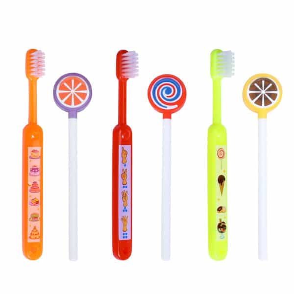 Maxi Abc Baby Toothbrush And Tongue Cleaner-Oral Hygiene Kit (Pack Of 3)
