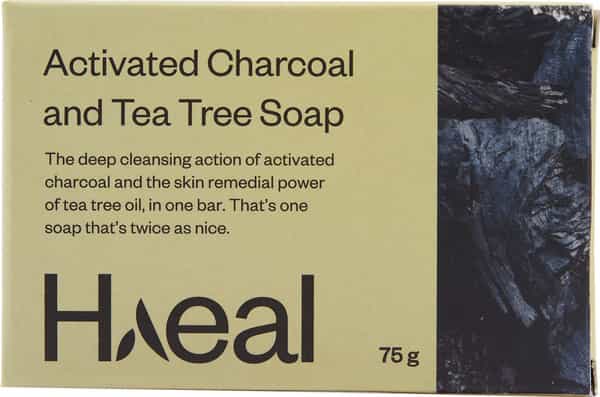 Haeal Activated Charcoal And Tea Tree Soap 75G