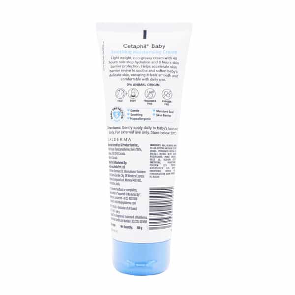 Cetaphil Baby Soothing Moisturising Cream For Sensitive Skin 100 Gm