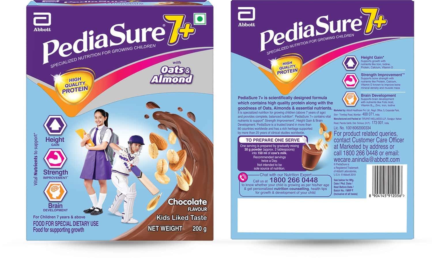 Pediasure 7+ Vanilla Refill - 200 Gm