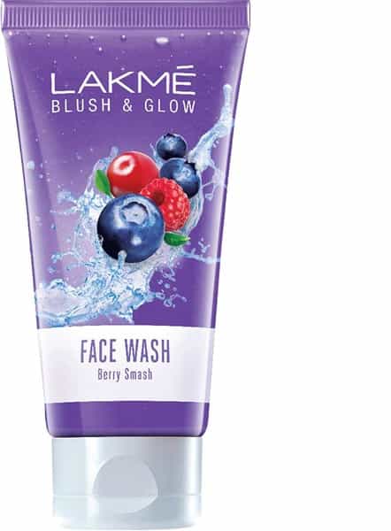 Lakme Blush & Glow Berry Smash Gel Face Wash With Berries Extracts-100 G