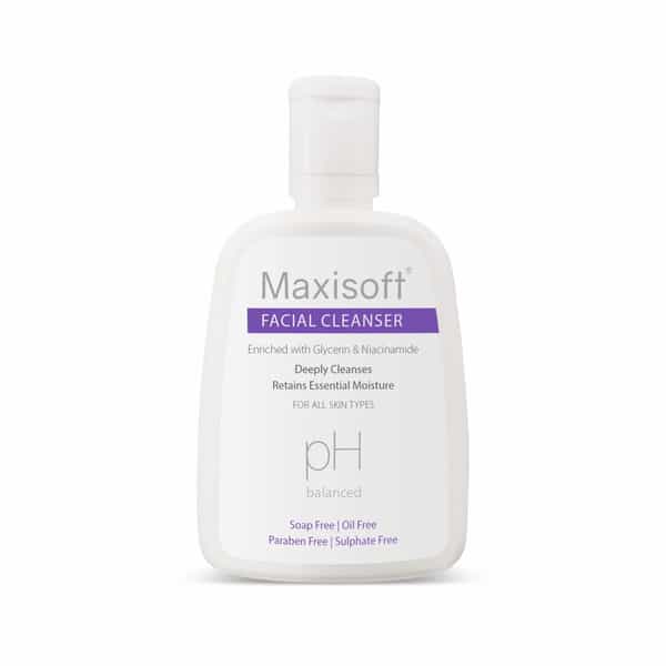 Maxisoft Facial Cleanser All Skin Types|Paraben-Free| Ph Balanced - 125 Ml Of Pack 1