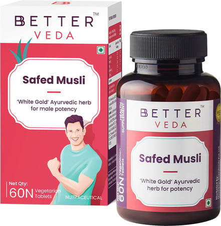 Bbetter Safed Musli 60 Veg Tablets