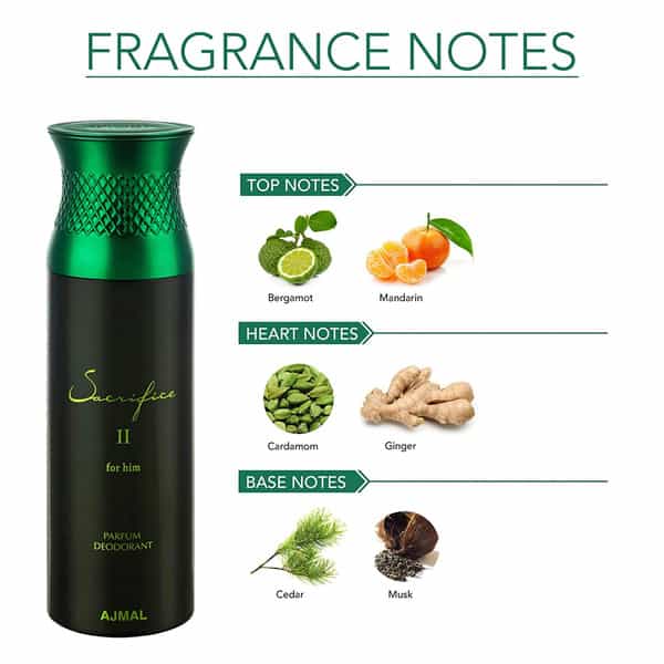 Ajmal Zeal Eau De Parfum 100Ml Perfume For Men And Sacrifice Ii For Him Deodorant 200Ml For Men