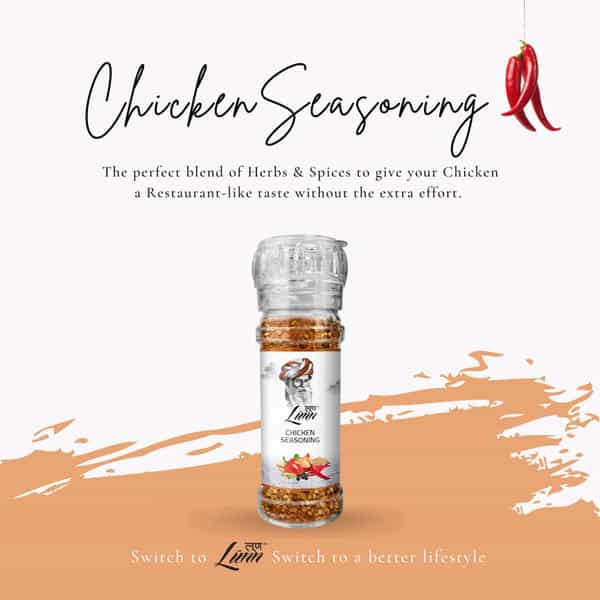 Lunn Chicken Seasoning (Grinder) 80G