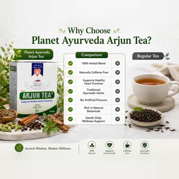 Planet Ayurveda Arjun Tea - 125 Gm