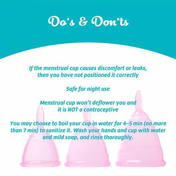 Sannap Fda Approved Reusable Menstrual Cup With Medical Grade Silicone Small (Pink)