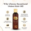 Beautisoul Onion Hair Oil For Hair Strengthening | Hair Fall Control Oil For Women (200 Ml X 2)