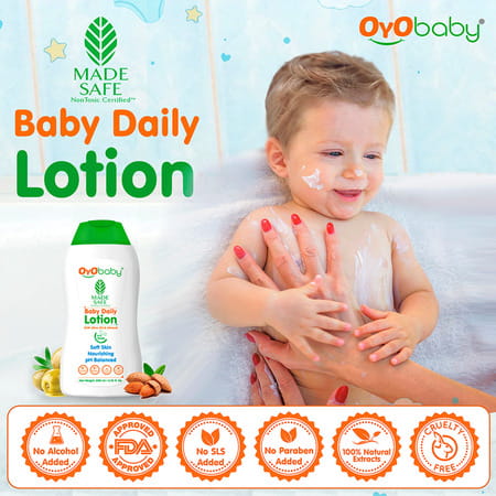 Oyo Baby Baby Daily Lotion For Baby'S Sensitive Skin 200ml
