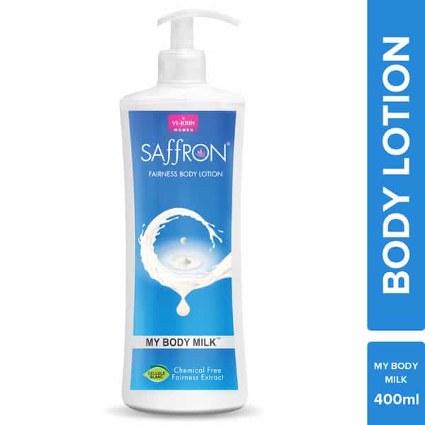 Vi-John Saffron My Body Milk Fairnes Body Lotion For Men & Women 400 Ml