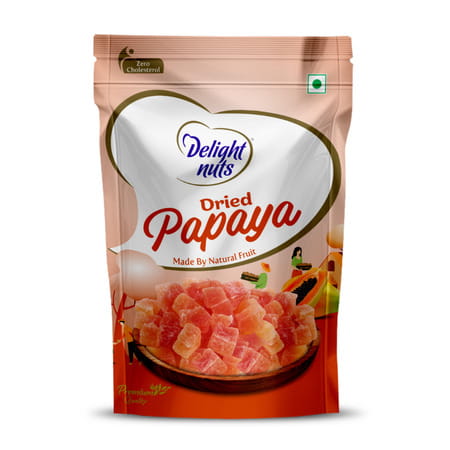 Delight Nuts Dried Papaya - Made By Natural Fruit 200gm