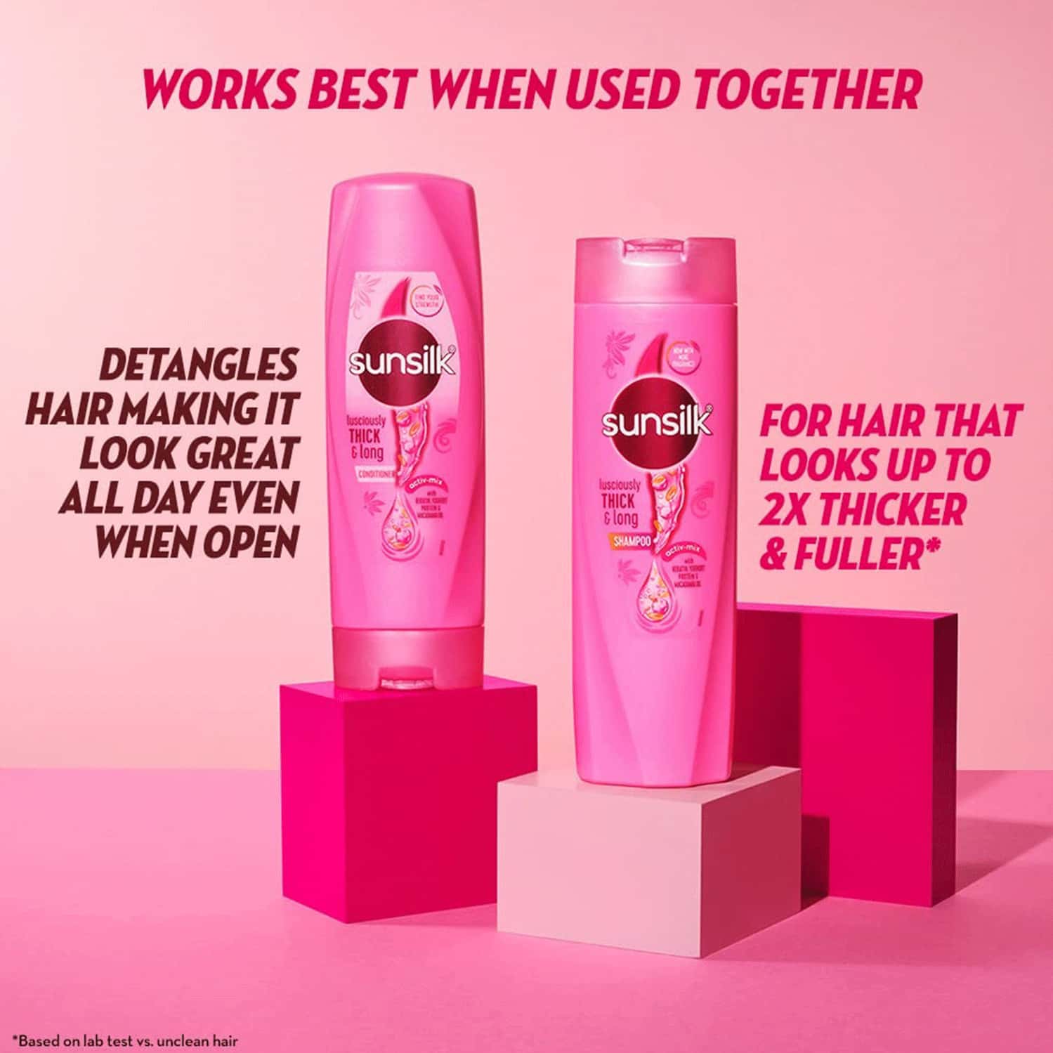 Buy SUNSILK LUSCIOUSLY THICK & LONG SHAMPOO 360 ML Online & Get Upto
