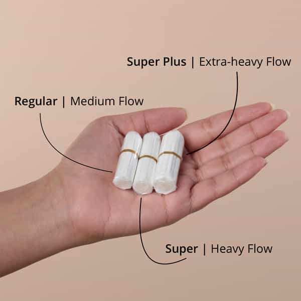Carmesi 100% Organic Cotton Super Plus Tampons - 16
