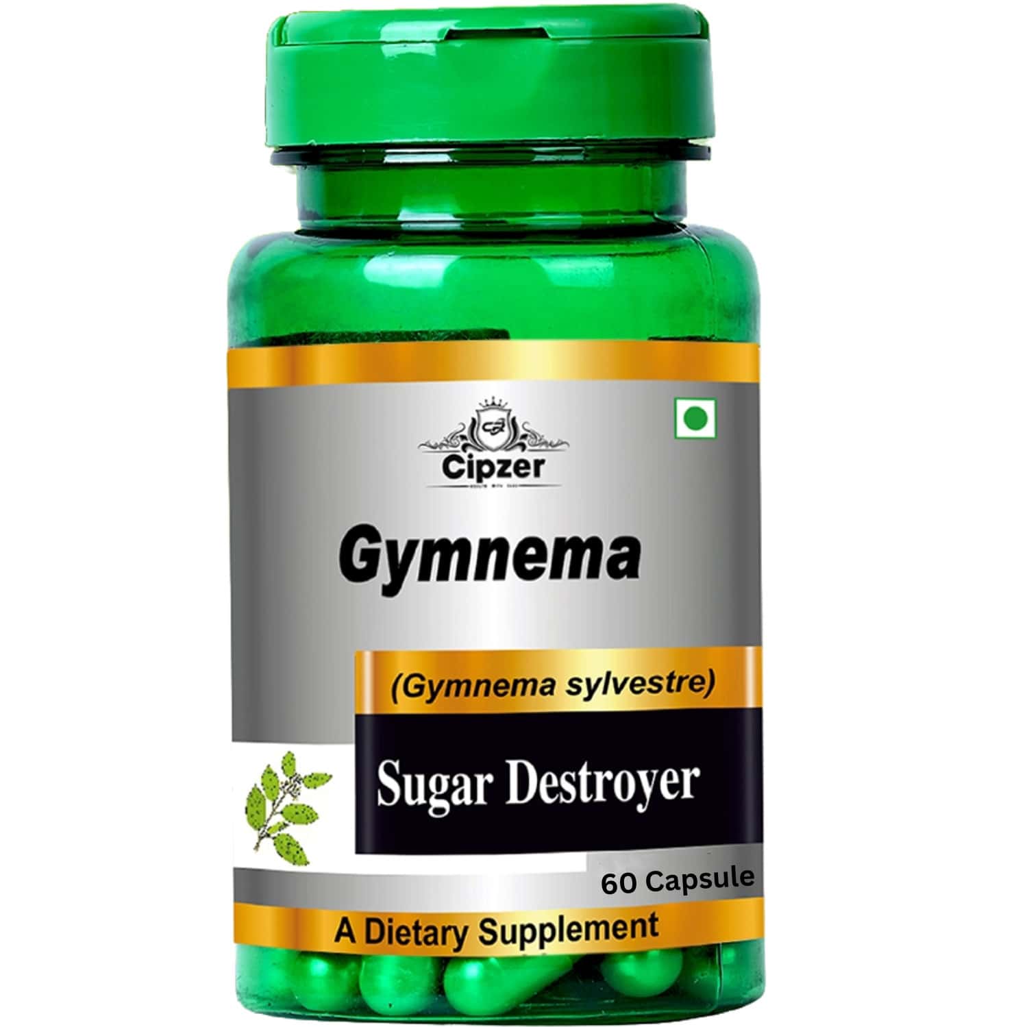 Cipzer Gymnema Capsule |helps To Maintain Blood Sugar Levels And Reduces Inflammation-60 Capsule