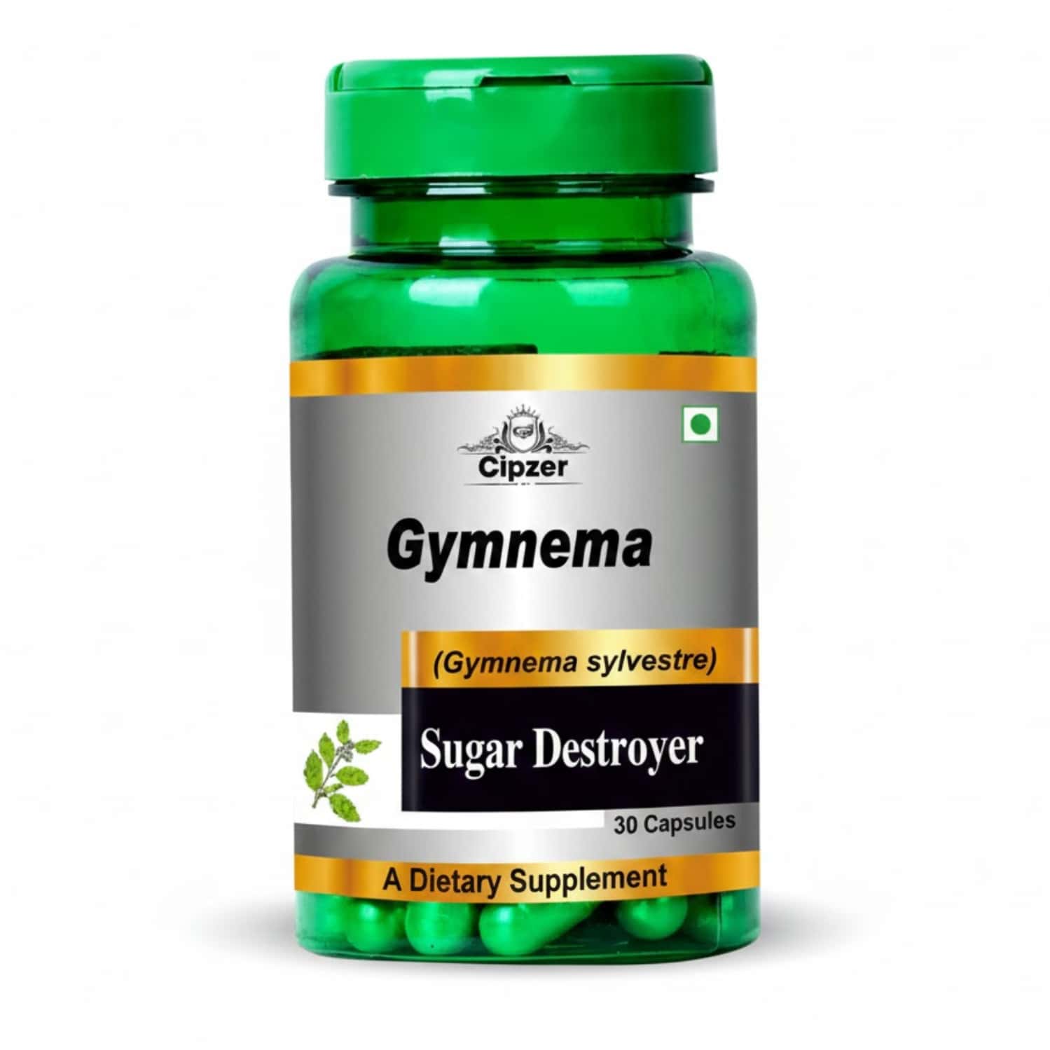 Cipzer Gymnema 60 Capsules | Supports Healthy Blood Sugar & Reduces Inflammation