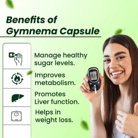 Cipzer Gymnema 60 Capsules | Supports Healthy Blood Sugar & Reduces Inflammation