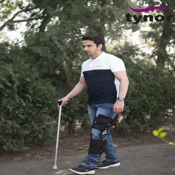 Tynor R.o.m. Knee Brace 22"/56Cm Black Universal Size 1 Unit
