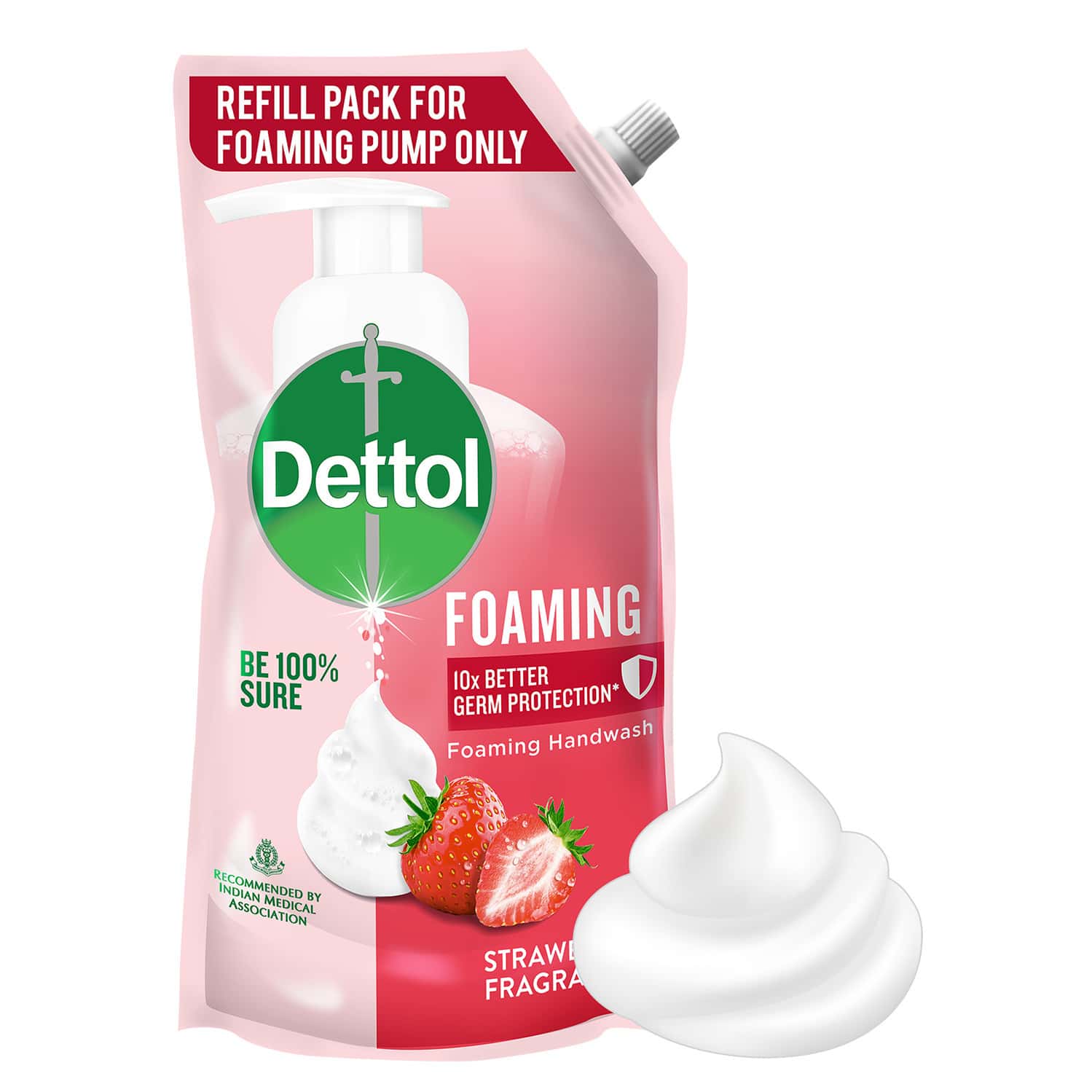 Dettol Foaming Handwash Refill Strawberry | 700ml