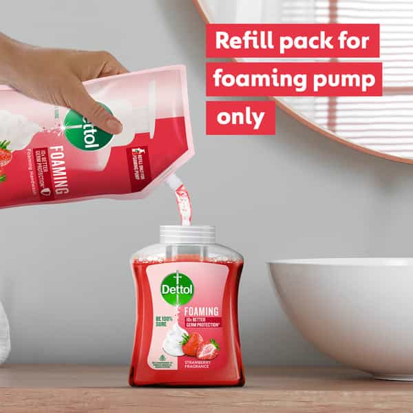 Dettol Foaming Handwash Refill Strawberry | 700Ml
