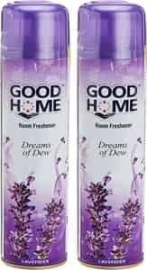 Good Home Lavender Spray - Room & Air Freshner (2 X 130 Ml)
