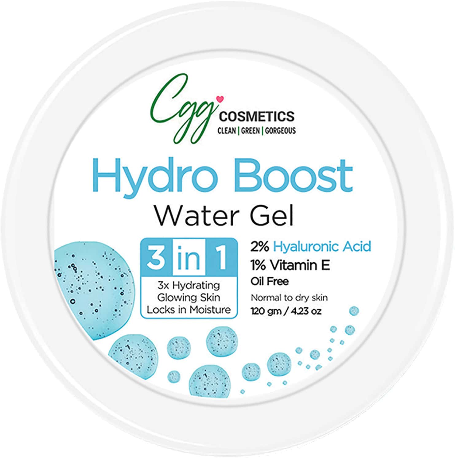 Cgg Cosmetics Hydro Boost Water Gel With Hyaluronic Acid & Vit-E -120gm