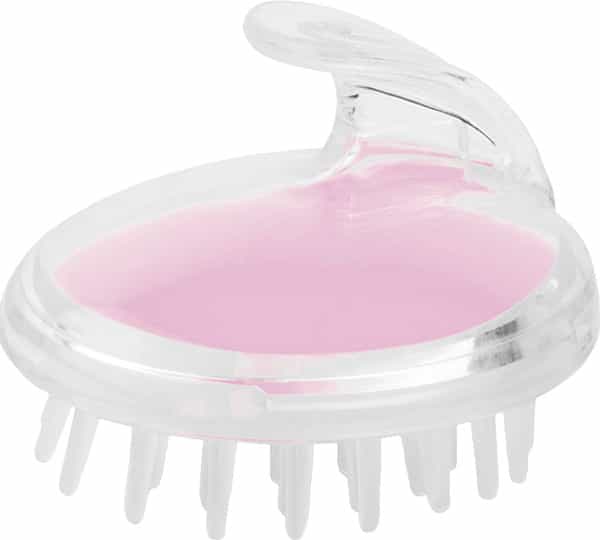 Streak Street Mini Hair Scalp Massager And Shampoo Brush - Pink