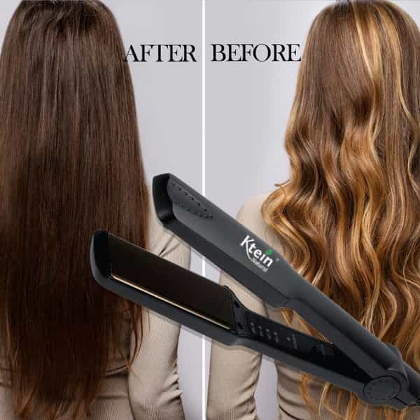 Ktein 40W Instant Heat Flat Iron- Ionic & Ozone Technology With Thermo Balance - (1 Unit)