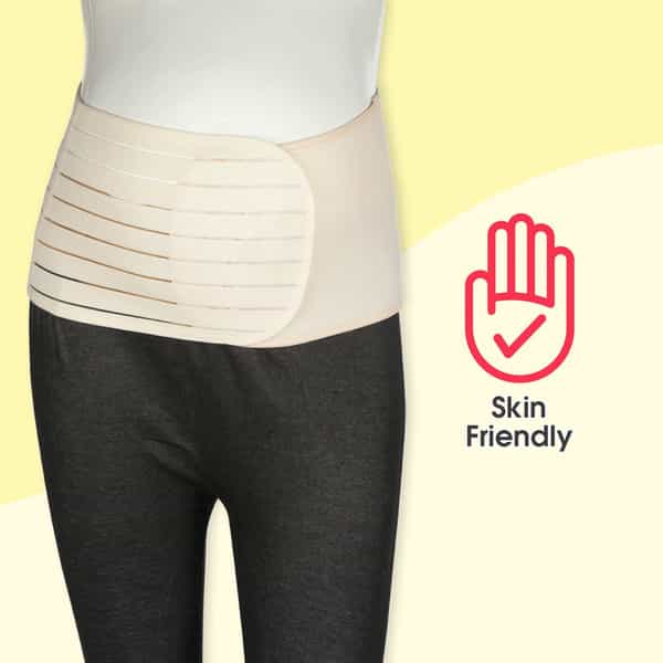 Mee Mee Post Natal Maternity Support Corset Belt - L (Beige)