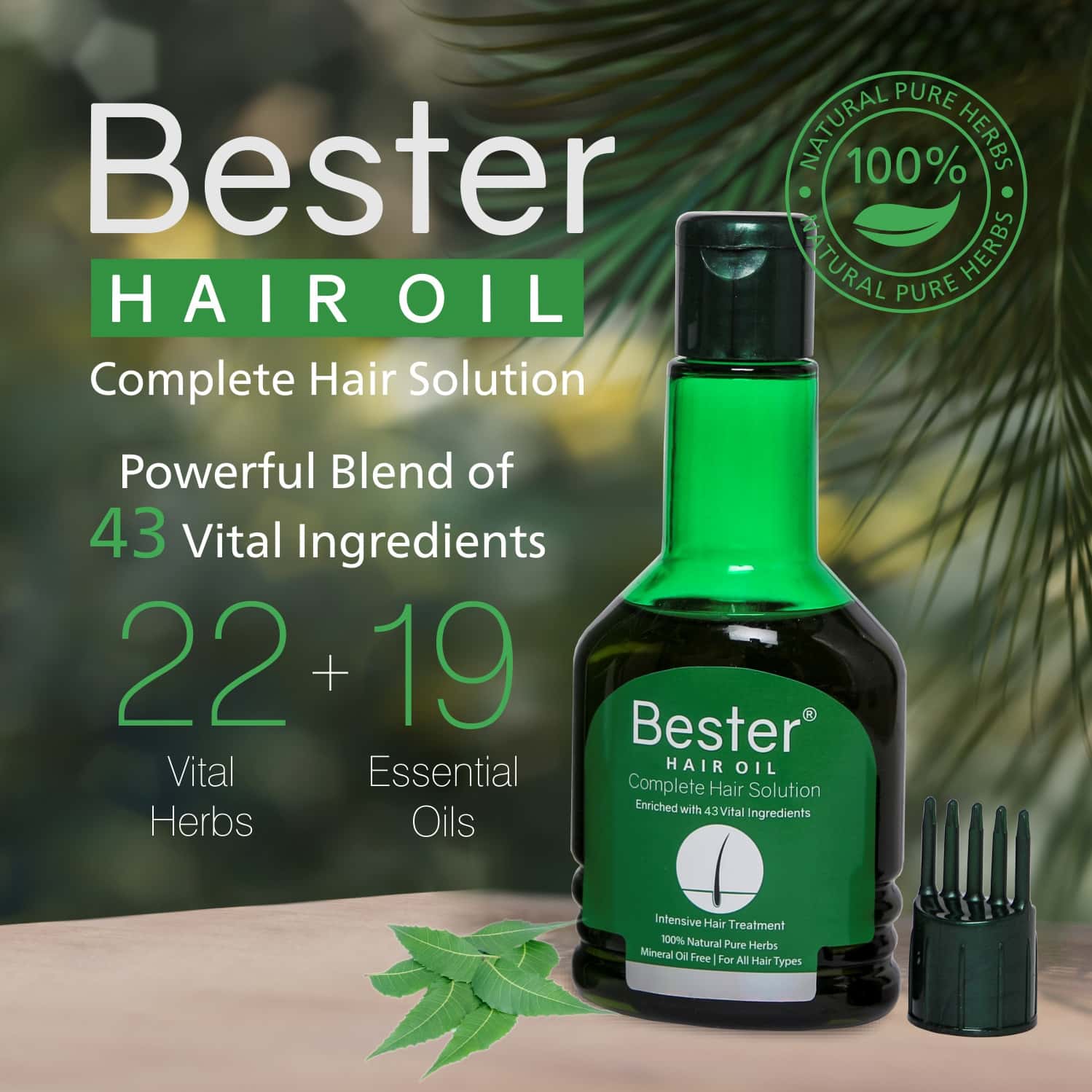Buy BESTER HAIR OIL 100 ML COMPLETE HAIR SOLUTION PROMOTES HAIR