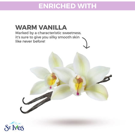 St Ives Pampering Vanilla Body Wash - 400ml