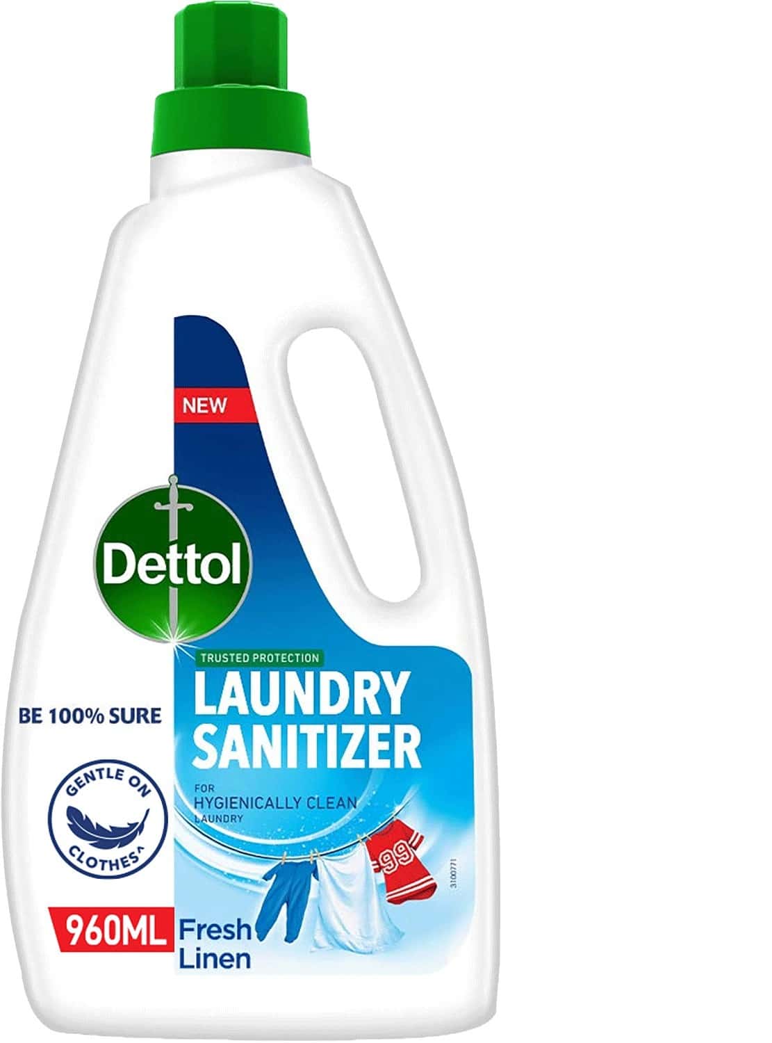 Dettol Laundry Sanitizer - Suitable For All Fabrics (Fresh Linen 960ml)