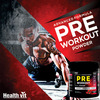 Healthvit Fitness Pre-Workout Explosive Energy 300Gm Powder (Watermelon Tequila Flavour)
