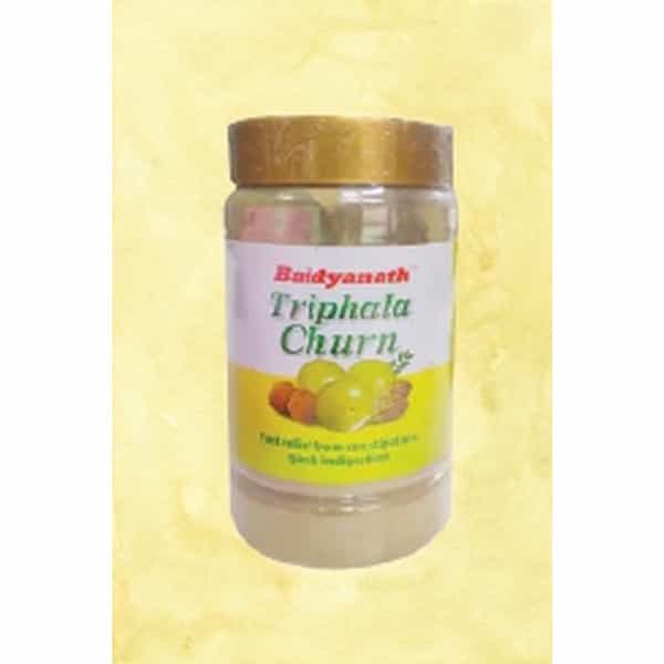 Buy BAIDYANATH TRIPHALA CHURNA HELPS RELIEVE CONSTIPATION, QUICK ACIDITY & GAS RELIEF PACK OF 2
