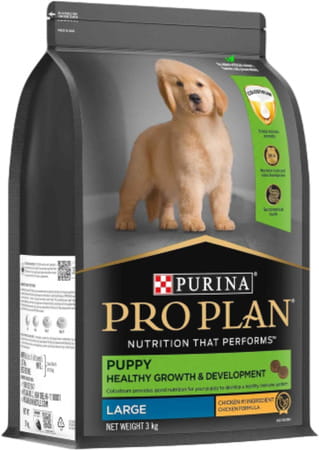 Purina Pro Plan Puppy Kibble Food For Large Sized Dogs | 3kg Pack