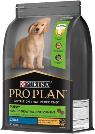 Purina Pro Plan Puppy Kibble Food For Large Sized Dogs | 3kg Pack