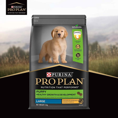 Purina Pro Plan Puppy Kibble Food For Large Sized Dogs | 3kg Pack