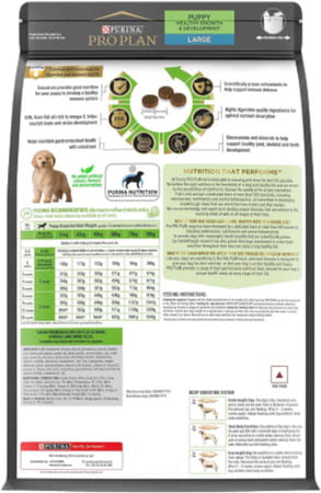 Purina Pro Plan Puppy Kibble Food For Large Sized Dogs | 3kg Pack