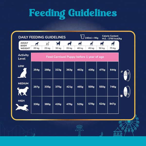 Carniwel Fresh Lamb Adult Dry Dog Food 3 Kg | Natural Ingredients Large Dog