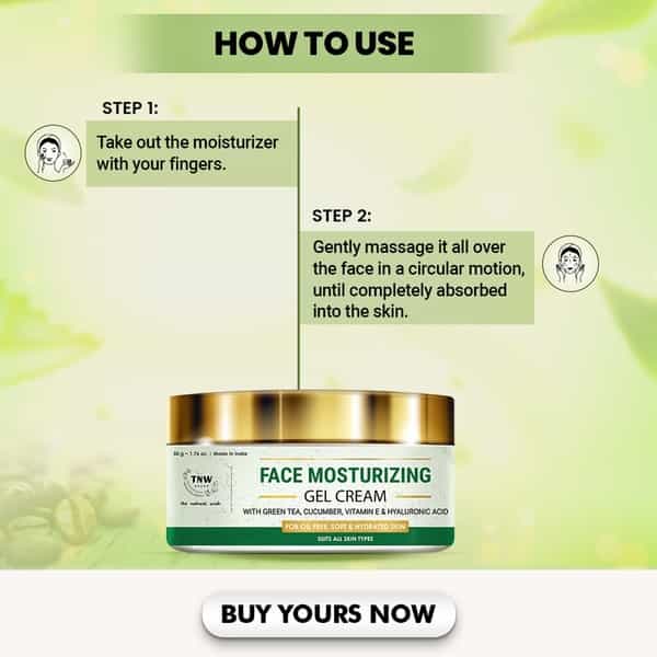 Tnw The Natural Wash Face Moisturizing Gel-Cream For Deep Nourishment - 50 Ml