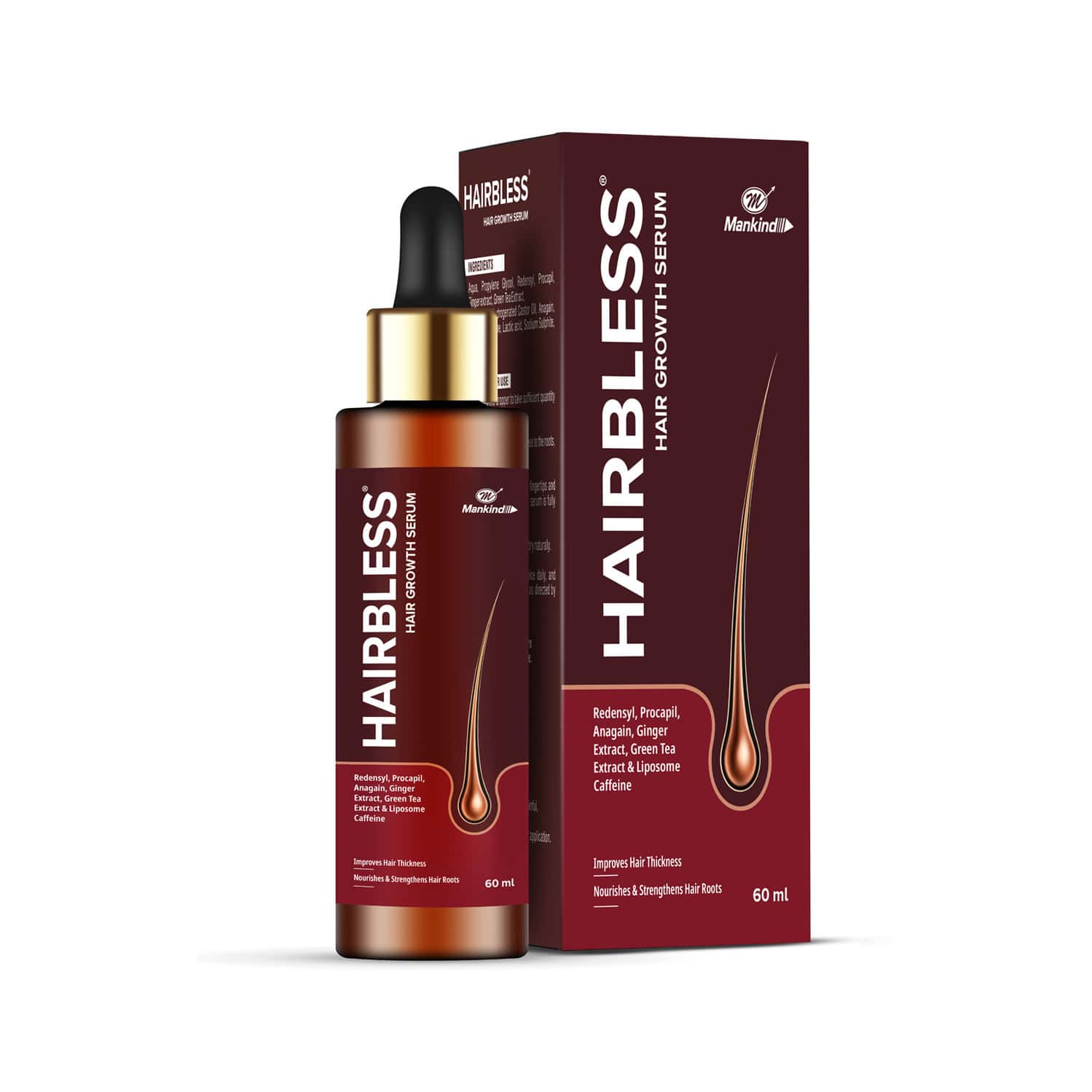 Hairbless Hair Growth Serum 60 Ml