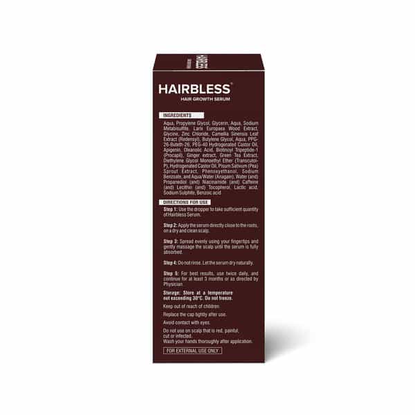 Hairbless Hair Growth Serum 60 Ml